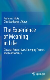 Front cover_The Experience of Meaning in Life