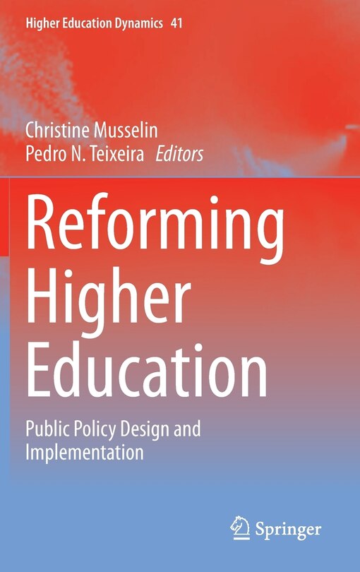 Couverture_Reforming Higher Education