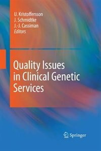 Couverture_Quality Issues in Clinical Genetic Services