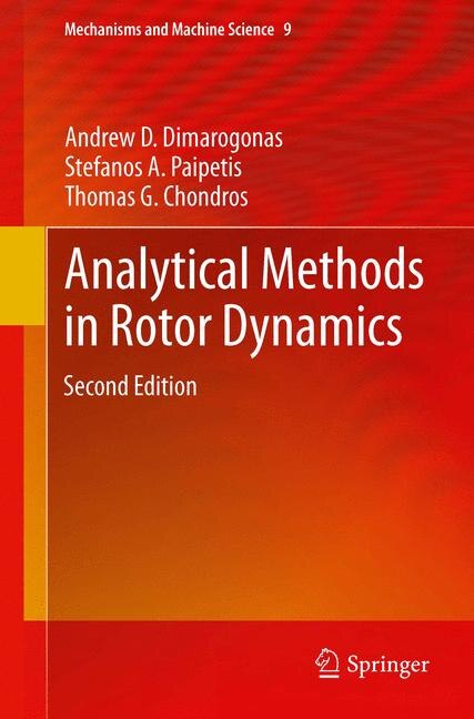 Couverture_Analytical Methods in Rotor Dynamics