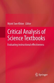 Couverture_Critical Analysis Of Science Textbooks