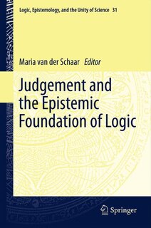 Front cover_Judgement and the Epistemic Foundation of Logic