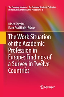 Couverture_The Work Situation Of The Academic Profession In Europe