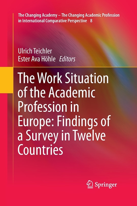 Couverture_The Work Situation Of The Academic Profession In Europe