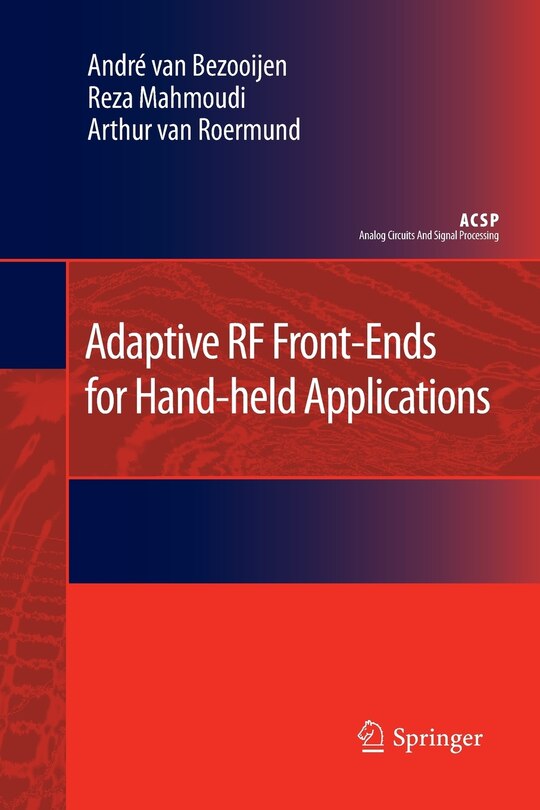 Front cover_Adaptive RF Front-Ends for Hand-held Applications