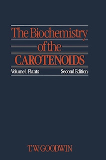Couverture_The Biochemistry Of The Carotenoids