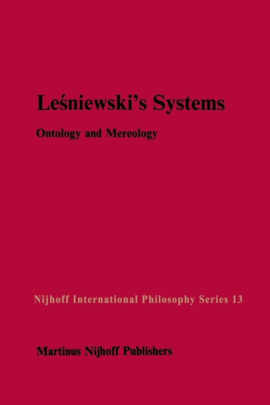 Front cover_Leśniewski's Systems