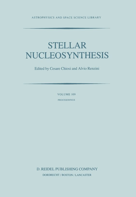 Front cover_Stellar Nucleosynthesis