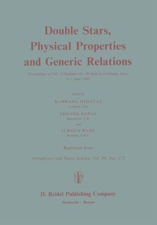 Front cover_Double Stars, Physical Properties and Generic Relations