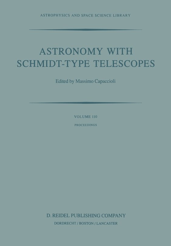 Front cover_Astronomy with Schmidt-Type Telescopes