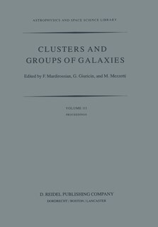 Front cover_Clusters and Groups of Galaxies
