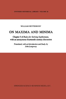 Front cover_On Maxima and Minima
