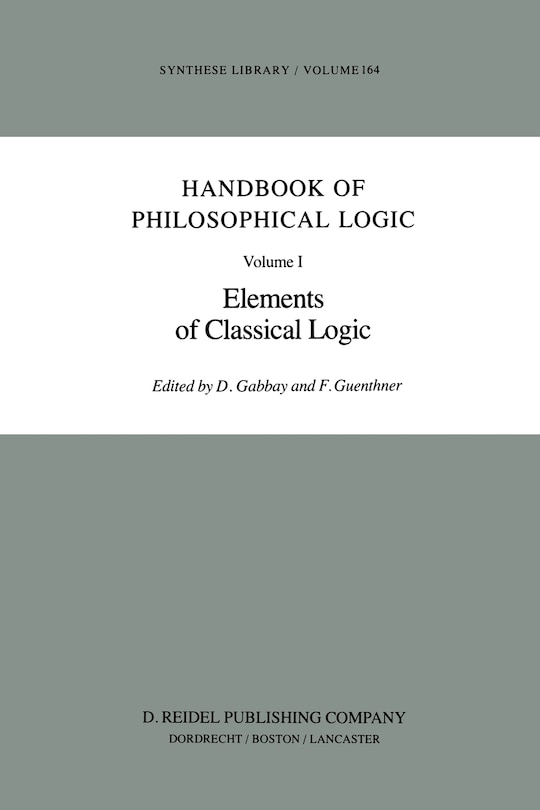 Front cover_Handbook Of Philosophical Logic