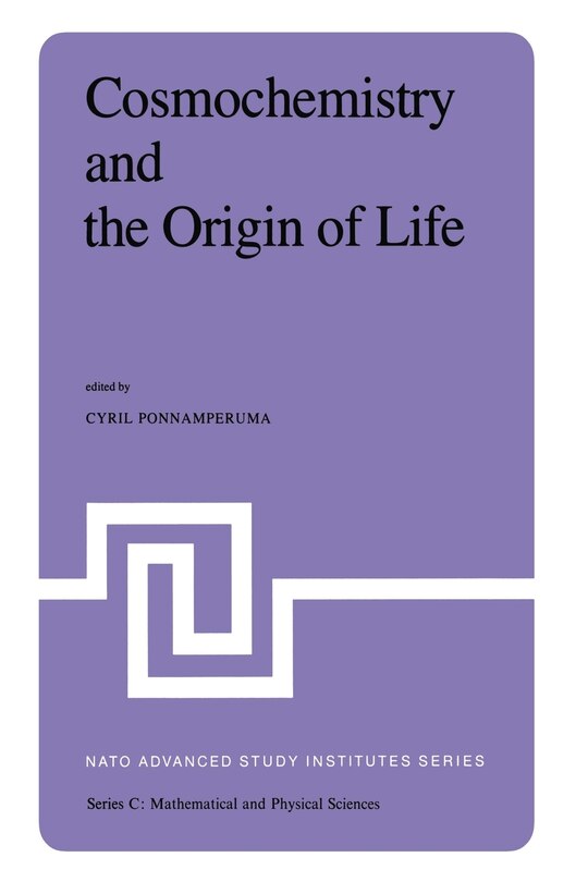 Front cover_Cosmochemistry and the Origin of Life