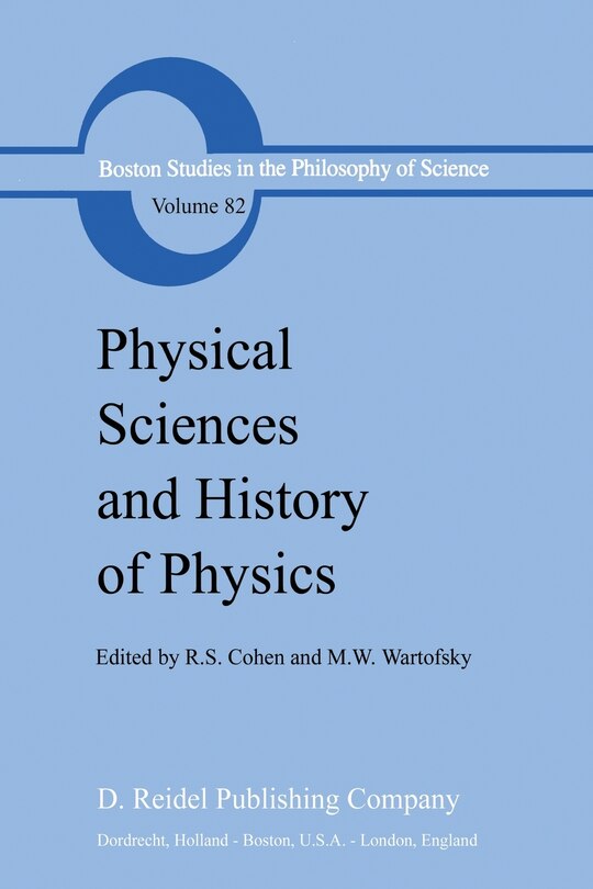 Front cover_Physical Sciences and History of Physics