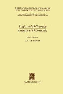 Front cover_Logic and Philosophy / Logique et Philosophie