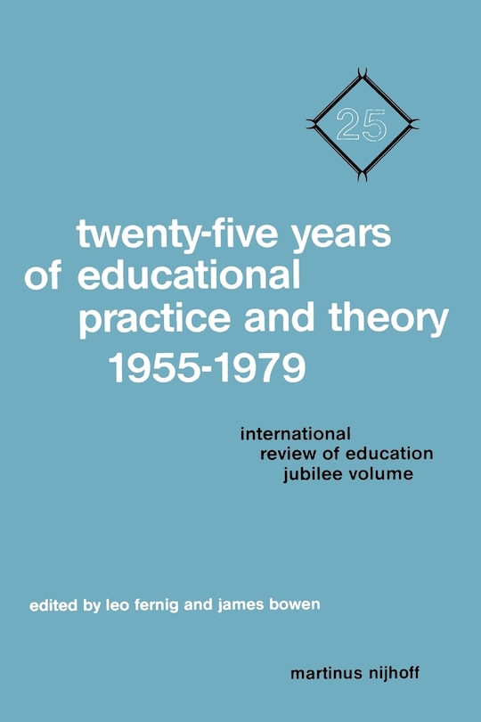 Couverture_Twenty-Five Years of Educational Practice and Theory 1955-1979