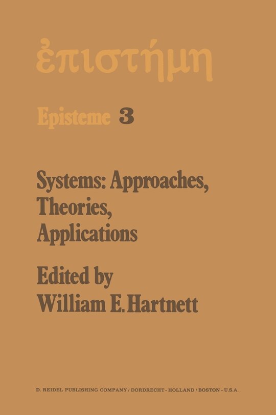 Front cover_Systems: Approaches, Theories, Applications
