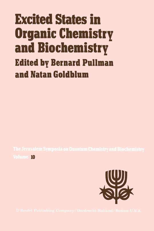 Front cover_Excited States in Organic Chemistry and Biochemistry