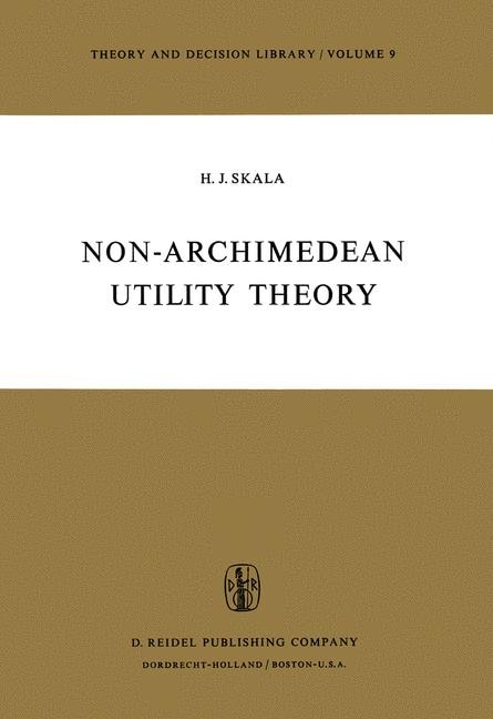 Front cover_Non-Archimedean Utility Theory