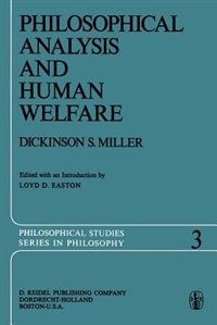 Couverture_Philosophical Analysis and Human Welfare