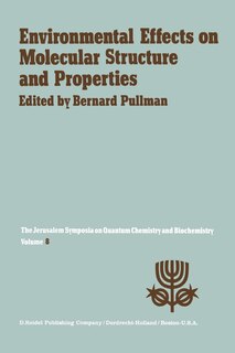 Front cover_Environmental Effects on Molecular Structure and Properties