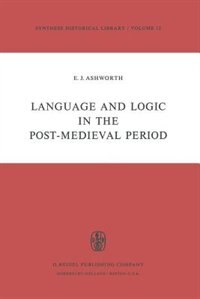 Front cover_Language and Logic in the Post-Medieval Period