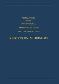 Front cover_Transactions of the International Astronomical Union: Reports on Astronomy