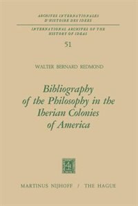 Front cover_Bibliography of the Philosophy in the Iberian Colonies of America