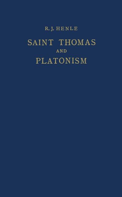 Front cover_Saint Thomas and Platonism