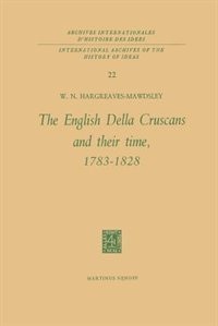 Couverture_The English Della Cruscans and Their Time, 1783-1828