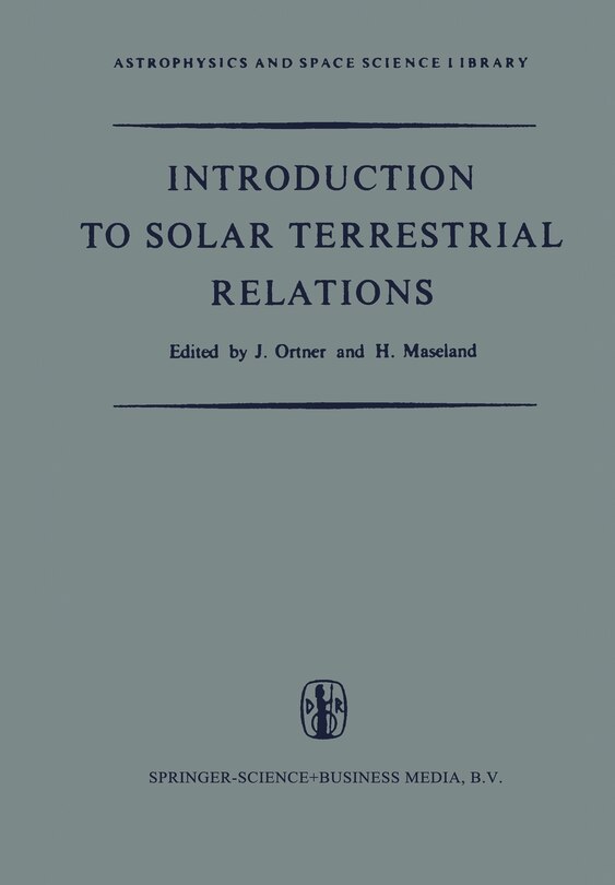 Front cover_Introduction to Solar Terrestrial Relations