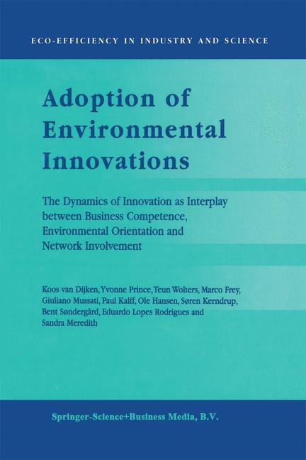 Couverture_Adoption of Environmental Innovations