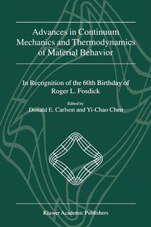 Front cover_Advances in Continuum Mechanics and Thermodynamics of Material Behavior