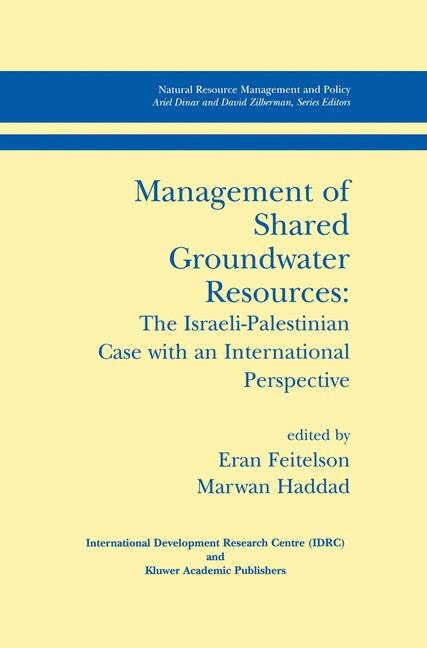 Front cover_Management of Shared Groundwater Resources