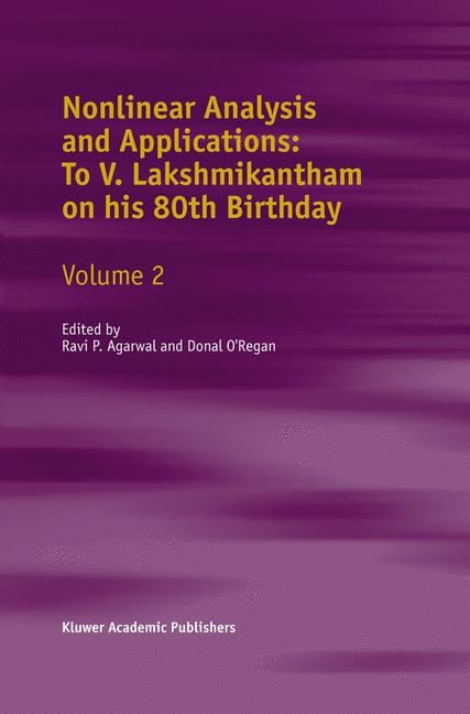 Couverture_Nonlinear Analysis and Applications