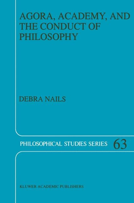Front cover_Agora, Academy, and the Conduct of Philosophy
