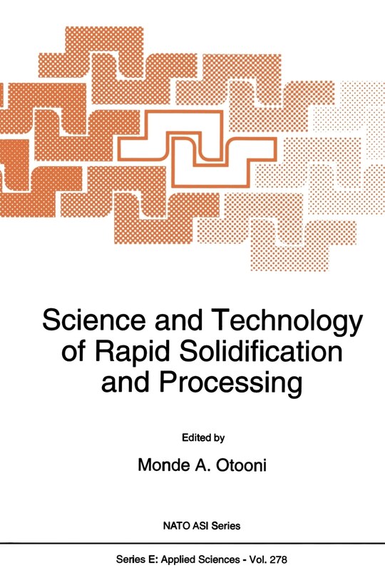 Couverture_Science and Technology of Rapid Solidification and Processing