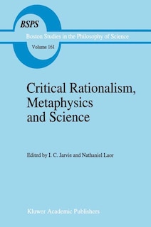 Couverture_Critical Rationalism, Metaphysics and Science