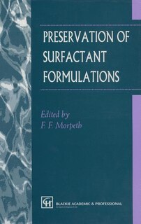 Front cover_Preservation of Surfactant Formulations
