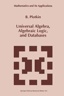 Front cover_Universal Algebra, Algebraic Logic, and Databases