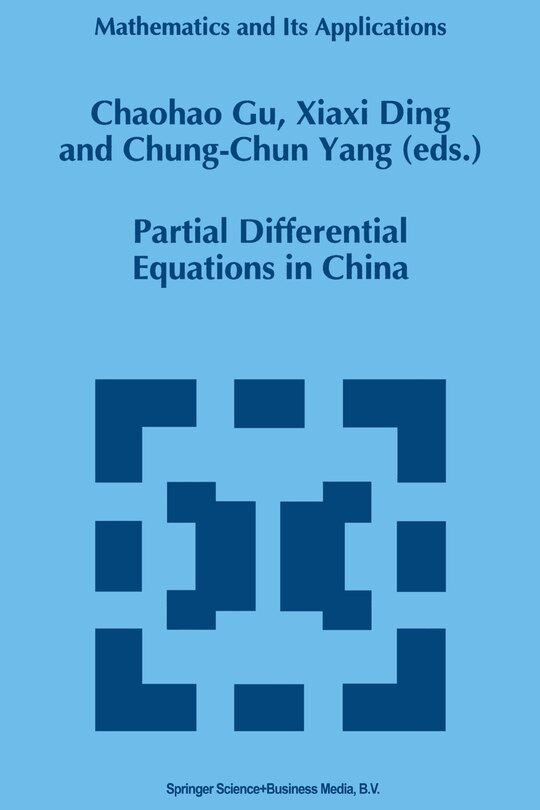 Front cover_Partial Differential Equations in China