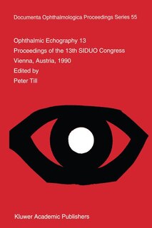 Front cover_Ophthalmic Echography 13