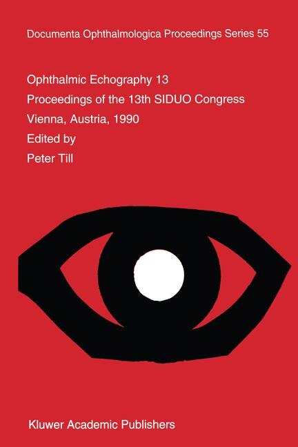 Front cover_Ophthalmic Echography 13