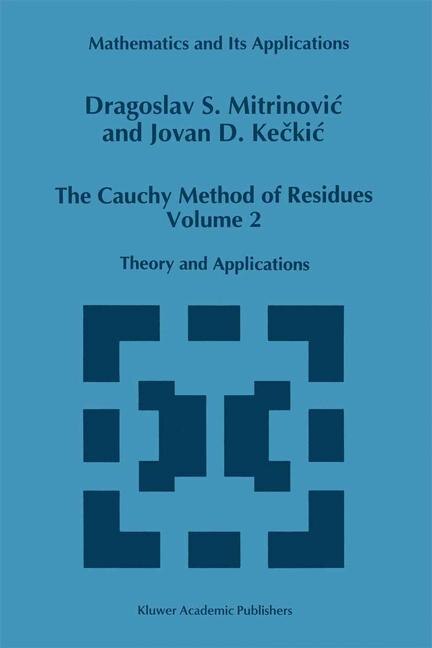 Front cover_The Cauchy Method of Residues