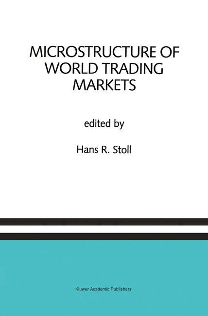 Front cover_Microstructure of World Trading Markets