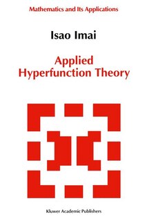 Front cover_Applied Hyperfunction Theory