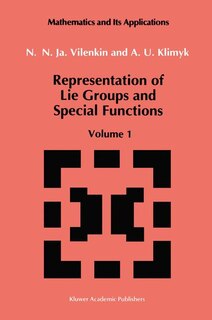 Front cover_Representation of Lie Groups and Special Functions
