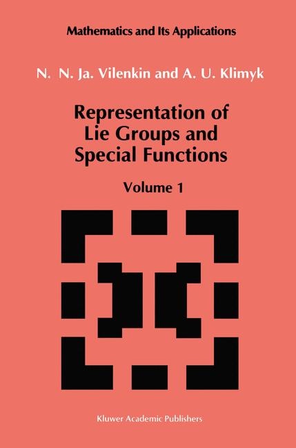 Front cover_Representation of Lie Groups and Special Functions