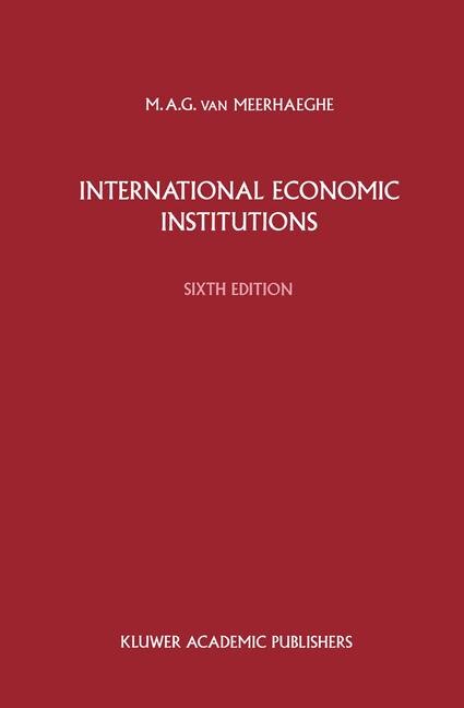 Front cover_International Economic Institutions